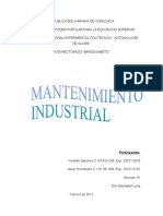 Mantenimiento Industrial