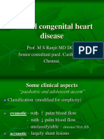 Clinical Congenital Heart Disease: Prof M S Ranjit MD DCH Senior Consultant Paed. Cardiologist Chennai