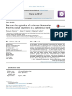 Data On The Agitation of A Viscous Newtonian Fluid