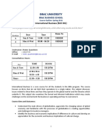 Course Outline - BUS301 - BRAC University