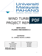 Wind Turbine Project Report