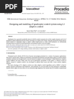 Designing and Modeling of Quadcopter Control System Using L1 Adaptive Control