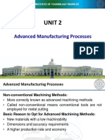 Lectut MIN-216 PDF UNIT 2 Advanced Manufacturing Processes