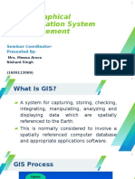 Geographical Information System Management: Seminar Coordinator-Presented by