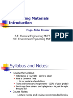 Introduction To Engineering Materials - 15 Batch