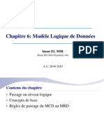 Chapitre 6 Modéle Logique de Données MLD