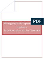 La Gestion Axée Sur Les Résultats GAR