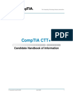 Comptia CTT+: Candidate Handbook of Information