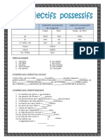 2 Adjectifs Possessifs