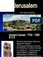 Jerusalem: An Early History