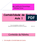 Contabilidade de Custo Aula 1 PDF