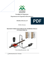 Ficha 2 - Transdutores Eléctricos de Temperatura e Fotoelétricos