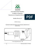 Ficha 3 - Transdutores Eléctricos de Posição - Resistivos e Indutivos PDF