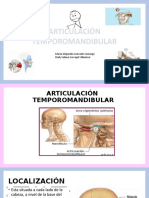 Articulación Temporomandibular: María Alejandra Acevedo Camargo Daily Selene Carvajal Villamizar