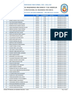 Ranking 2020a - Ing. Mecanica