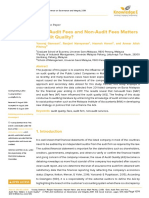 Does Audit Fees and Non-Audit Fees Matters in Audit Quality?