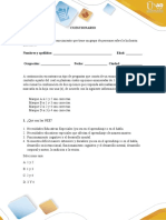 Cuestionario Sobre La Inclusión Educativa