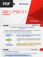 #01 - Funciones y Competencias de La Sutran en El Marco de La Fiscalización