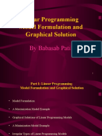 Linear Programming Model Formulation and Graphical Solution: by Babasab Patil