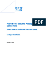 Micro Focus Security Arcsight Connectors: Smartconnector For Fortinet Fortigate Syslog Configuration Guide