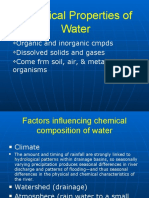 Chemical Properties of Water