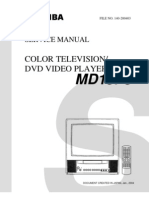 Color Television/ DVD Video Player: Service Manual