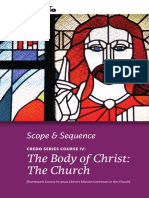 The Body of Christ: The Church: Scope & Sequence