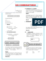 Problemas de Análisis Combinatorio para Quinto de Secundaria