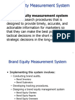 Brand Equity Measurement System