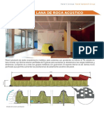 Panel Cubierta Lana de Roca Acustica PDF