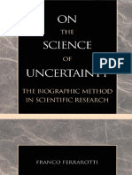 Ferraroti - On The Science of Uncertainty PDF