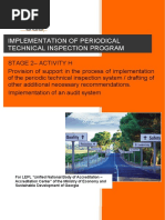 Implementation of Periodical Technical Inspection Program