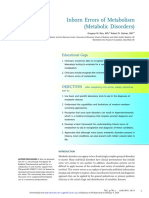 Inborn Errors of Metabolism (Metabolic Disorders) : Educational Gaps