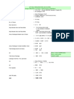 Lift Well Pressurization Calculation Pasanger Liftwell No. 1-6 Tower-7 (3rd Basment To 14th Floor)