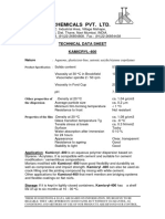 Kamsons Chemicals Pvt. LTD.: Technical Data Sheet KAMICRYL-400