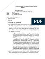 Sentencia y Votos Favorables. Caso Sheraton Cusco