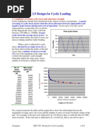 2:5 Design For Cyclic Loading: 1. Completely Reversing Cyclic Stress and Endurance Strength