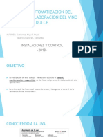 Diseño y Automatizacion Del Proceso de Elaboracion de Vino