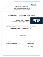 Le Recours Au Diagnostic Financier Dans Le Processus D'audit PDF