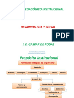 Modelo Pedagógico Desarrollista y Social