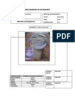 Mecanismos de Deterioro Leche Pasteurizada