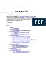 Cisco Career Certifications