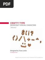 Crafty Type: Papercraft Special Characters