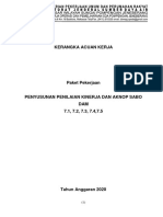 Penyusunan Penilaian Kinerja Dan AKNOP Sabo Dam KAK