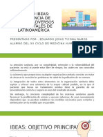 Estudio Ibeas Prevalencia de Efectos Adversos en Hospitales de Latinoamérica Eduardo Ticona Ramos