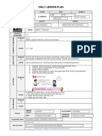 Daily Lesson Plan: Week DAY Date Class Time Subject