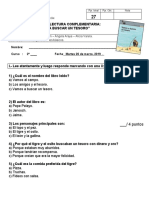 Evaluacion Lectura Compl - Vamos A Buscar Un Tesoro