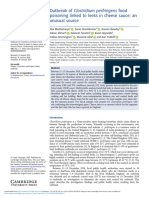 Outbreak of Clostridium Perfringens Food Poisoning Linked To Leeks in Cheese Sauce An Unusual Source PDF