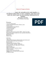 Lista de Alimentos Reducida