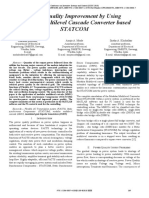 Power Quality Improvement by Using Modular Multilevel Cascade Converter Based Statcom